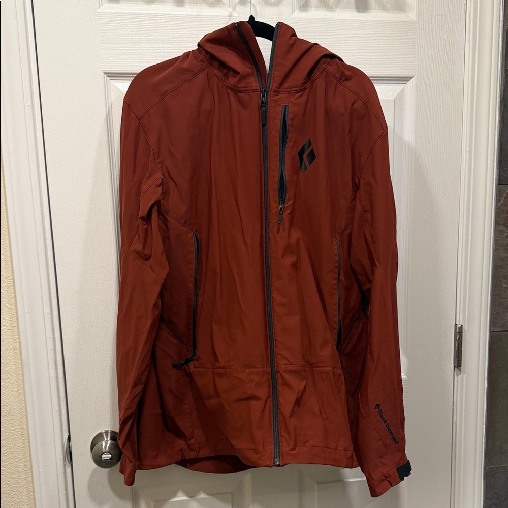 Black Diamond Men's Burnt Orange Performance Jacket